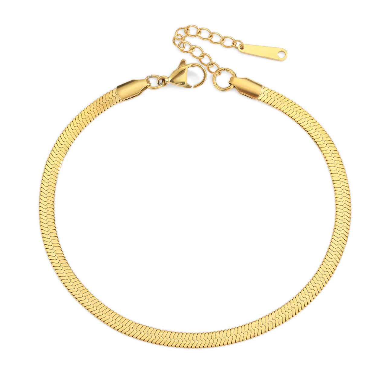 Herringbone Anklet