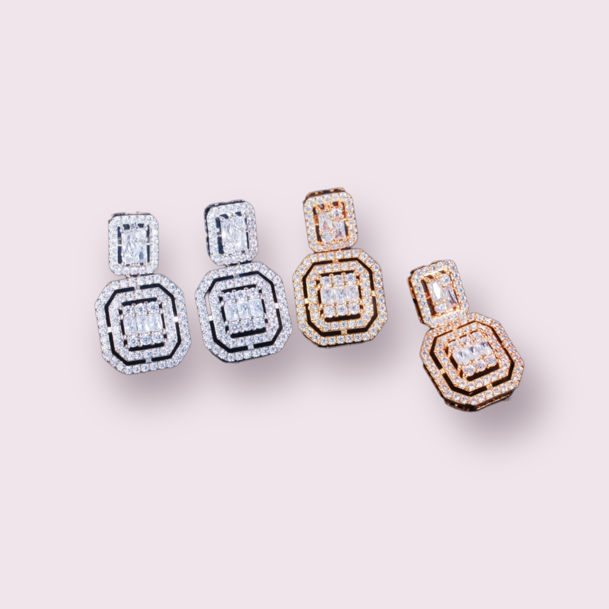Square Drop Earrings