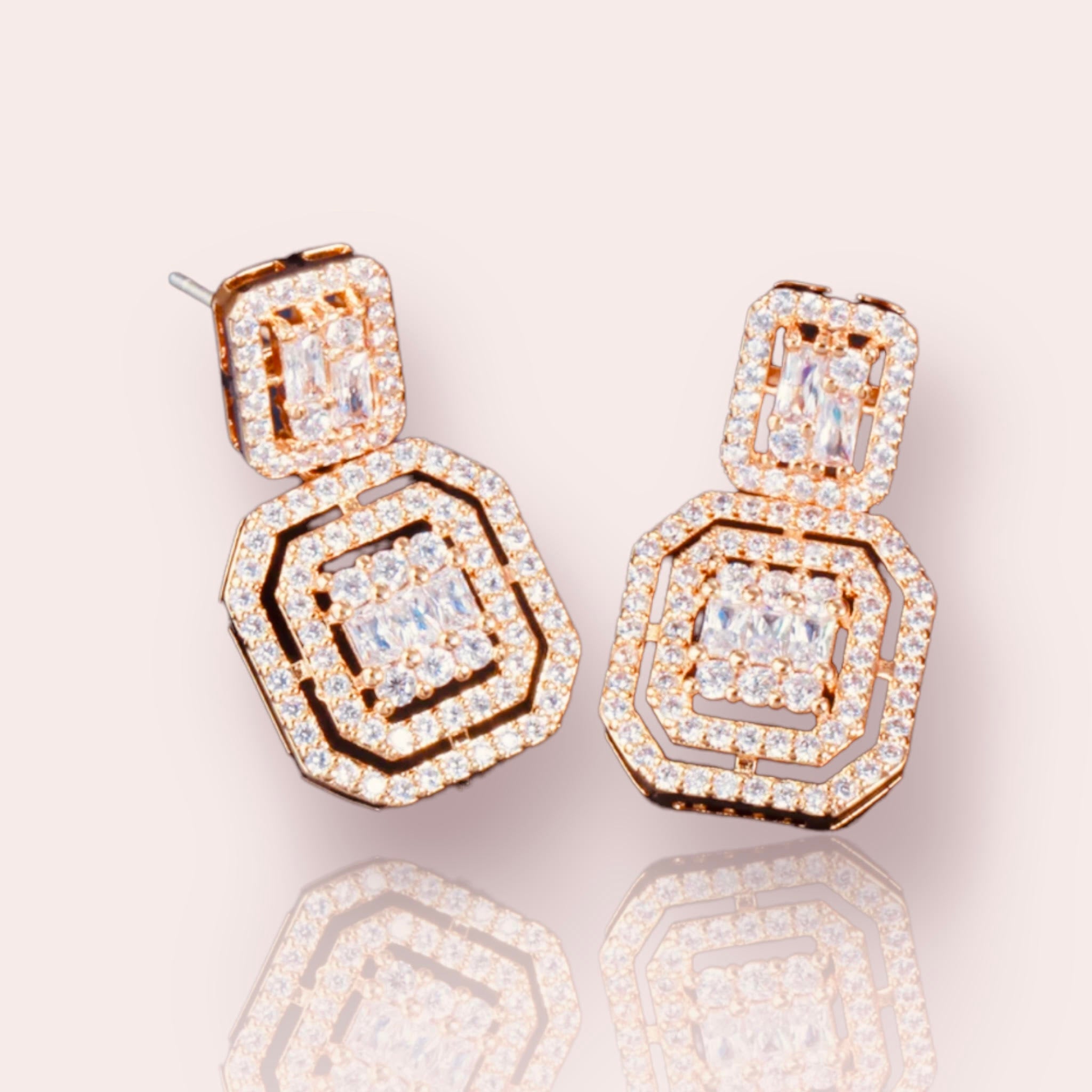 Square Drop Earrings