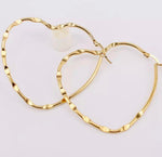 Load image into Gallery viewer, Heart-Less Hoops
