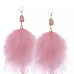Load image into Gallery viewer, Feather Drop Earrings
